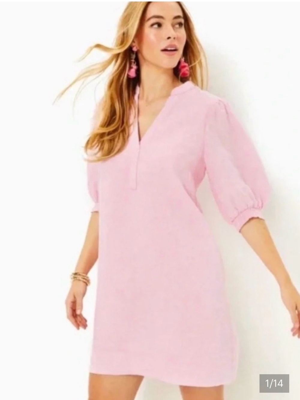 BNWT Lilly Pulitzer Mialeigh Linen Dress